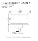 CFAF800480E1050SR Mechanical Drawing