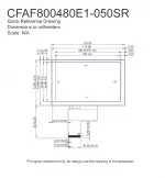 CFAF800480E1050SR Mechanical Drawing
