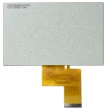 800x480 Sunlight Readable Resistive Touchscreen TFT Display.Back view with FPC tail unfolded.