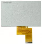 800x480 Sunlight Readable Resistive Touchscreen TFT Display.Back view with FPC tail unfolded.
