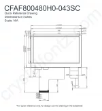 CFAF800480H0043SC Mechanical Drawing