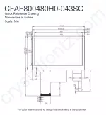 CFAF800480H0043SC Mechanical Drawing