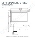 CFAF800480H0043SC Mechanical Drawing