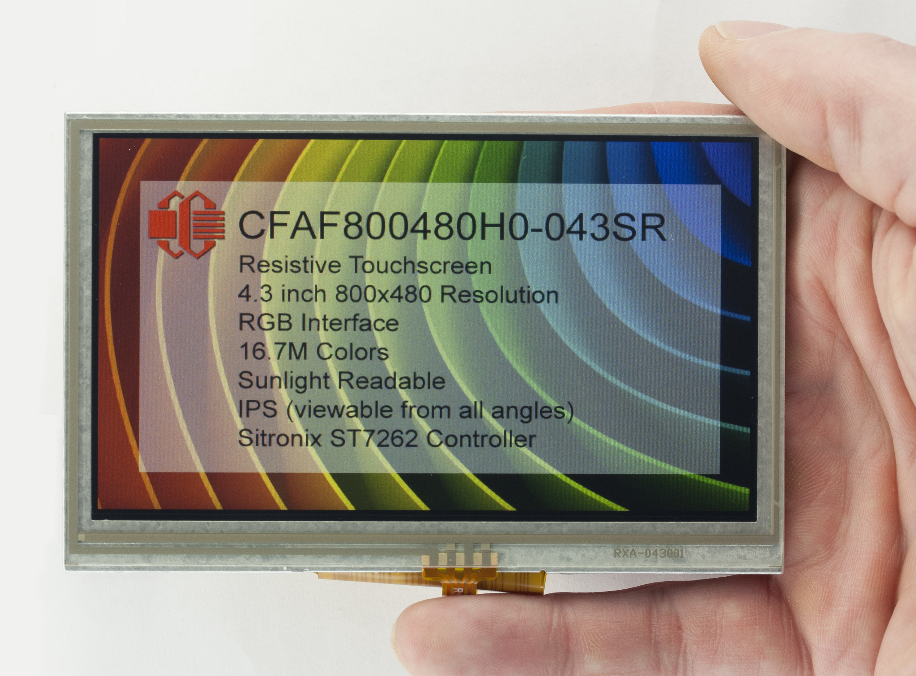 subtiel Grafiek Expliciet 800x480 4.3" Resistive Touchscreen TFT Display