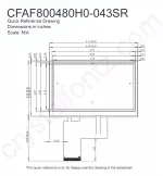 CFAF800480H0043SR Mechanical Drawing