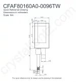 CFAF80160A00096TW Mechanical Drawing CFAF80160A00096TW Mechanical Drawing