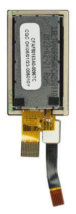 80x160 Small Capacitive TFT display, back view, powered off.