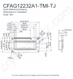 CFAG12232A1TMITJ Mechanical Drawing