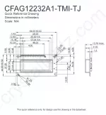 CFAG12232A1TMITJ Mechanical Drawing