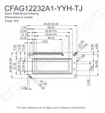 CFAG12232A1YYHTJ Mechanical Drawing CFAG12232A1YYHTJ Mechanical Drawing