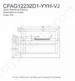 CFAG12232D1YYHVJ Mechanical Drawing CFAG12232D1YYHVJ Mechanical Drawing