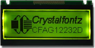 32x122 Parallel Graphic LCD [EOL] (CFAG12232D-YYH-N)