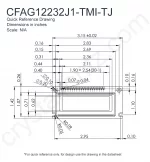 CFAG12232J1TMITJ Mechanical Drawing