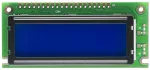 White on Blue 122x32 Graphic LCD with LED Backlight, Front View, Power off.
