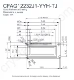 CFAG12232J1YYHTJ Mechanical Drawing