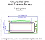 CFAG12232JTMITA Mechanical Drawing