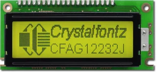 Yellow-Green 122x32 Graphic LCD (CFAG12232J-YYH-TA)