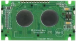 122x32 Pixel Graphic LCD Display, back view, showing PCB board.