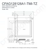 CFAG128128A1TMITZ Mechanical Drawing