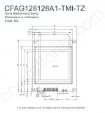 CFAG128128A1TMITZ Mechanical Drawing