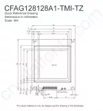 CFAG128128A1TMITZ Mechanical Drawing