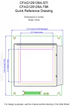 CFAG128128ATMITZ Mechanical Drawing