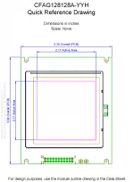 CFAG128128AYGHTZ Mechanical Drawing