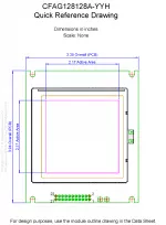 CFAG128128AYGHTZ Mechanical Drawing