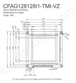 CFAG128128I1TMIVZ Mechanical Drawing