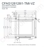 CFAG128128I1TMIVZ Mechanical Drawing