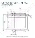 CFAG128128I1TMIVZ Mechanical Drawing