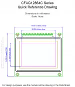 CFAG12864CTMITN Mechanical Drawing