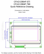 CFAG12864FSTITY Mechanical Drawing