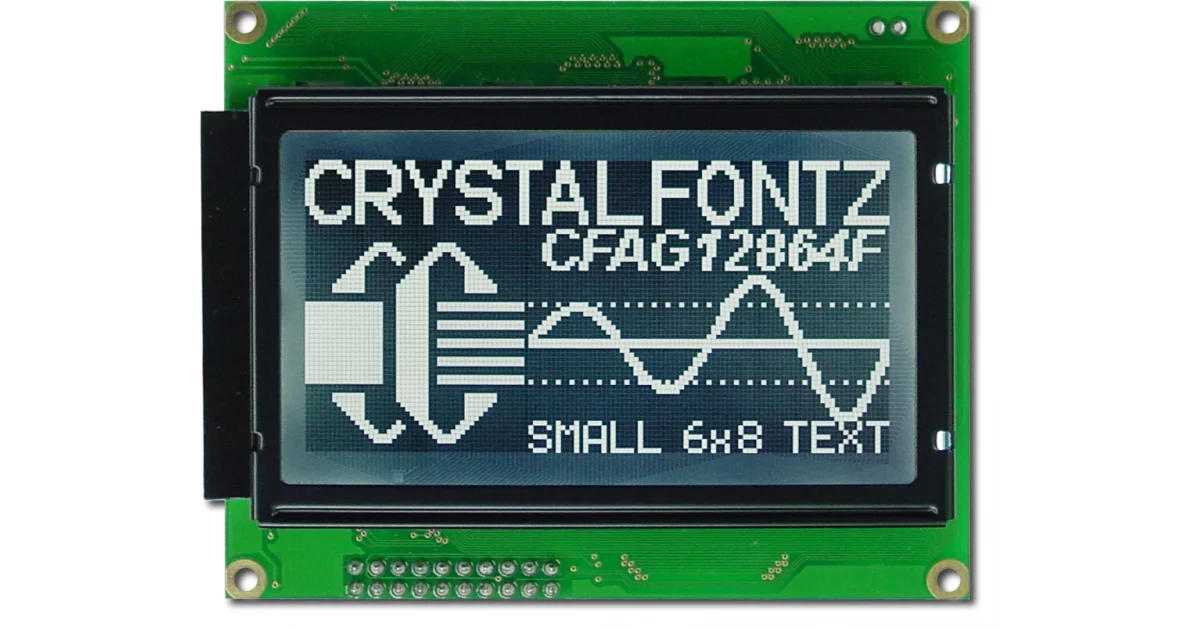 EOL] 128x64 Toshiba T6963C Graphic LCD from Crystalfontz