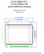 CFAG12864FTMITY Mechanical Drawing