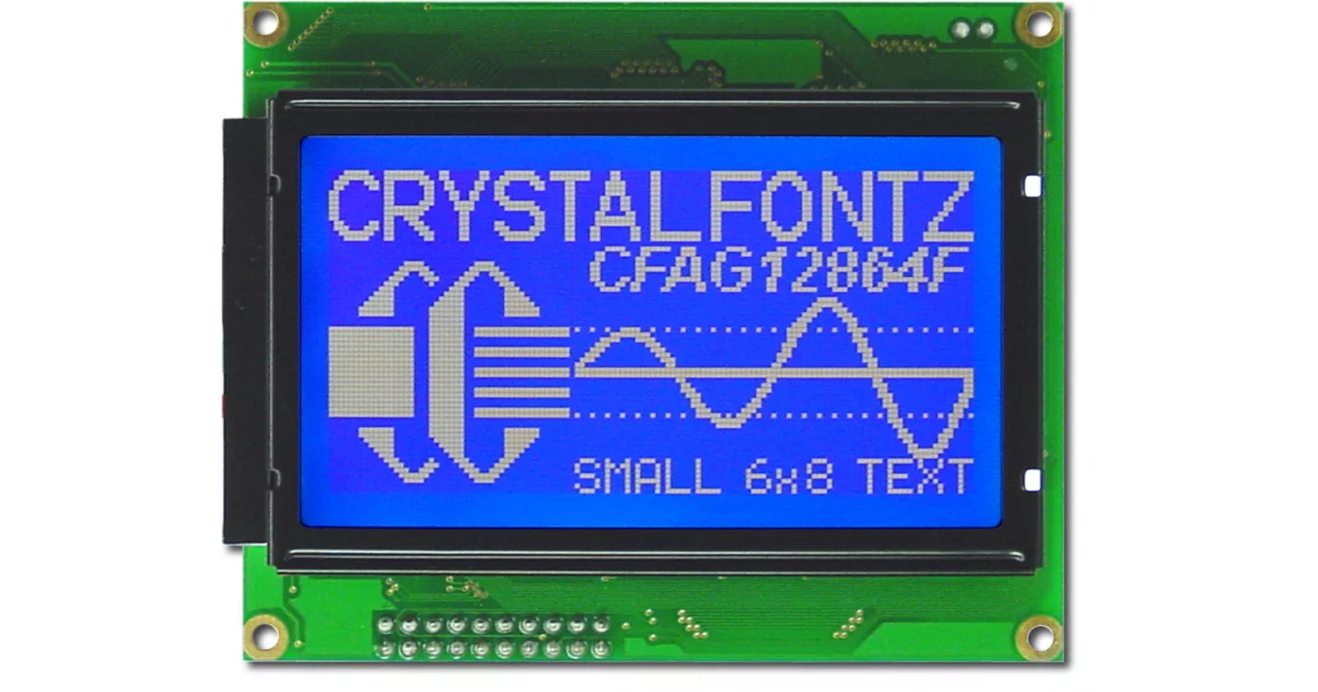 EOL] 128x64 T6963C Graphic LCD from Crystalfontz