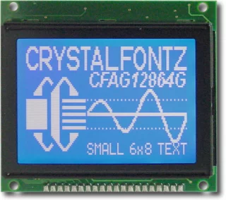 128x64 Graphic LCD (CFAG12864G-TMI-TY)