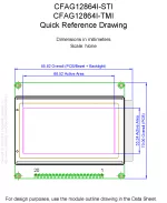 CFAG12864ISTITN Mechanical Drawing CFAG12864ISTITN Mechanical Drawing