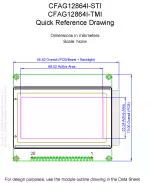 CFAG12864ISTITN Mechanical Drawing CFAG12864ISTITN Mechanical Drawing