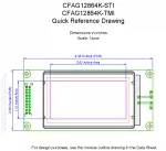 CFAG12864KSTITN Mechanical Drawing CFAG12864KSTITN Mechanical Drawing