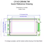 CFAG12864MTMITN Mechanical Drawing