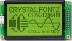 The CFAG12864M-YYH-TN graphic LCD module with backlight off.