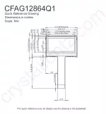 CFAG12864Q1TMI Mechanical Drawing