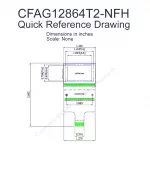 CFAG12864T2NFH Mechanical Drawing