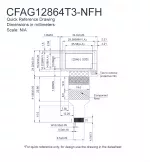 CFAG12864T3NFH Mechanical Drawing CFAG12864T3NFH Mechanical Drawing