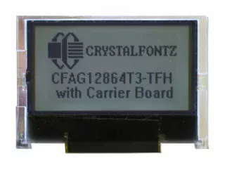 128x64 Backlit Transflective LCD with Breakout Board