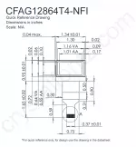 CFAG12864T4NFI Mechanical Drawing