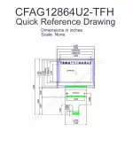 CFAG12864U2TFH Mechanical Drawing