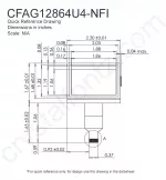 CFAG12864U4NFI Mechanical Drawing