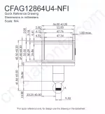 CFAG12864U4NFI Mechanical Drawing